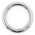 Polished stainless steel O-rings in a range of sizes