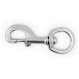 Stainless steel swivel bolt snap - oval eye close-up