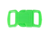 Side Release Buckle Green - 4 sizes 10mm (3/8'')