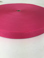 Polypropylene Webbing - 25mm Pink, 1 meter