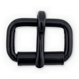 Black Steel Roller Buckle