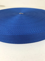 Polypropylene Webbing - 20mm Blue, 1 meter