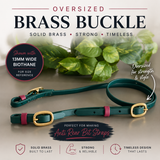 Solid Brass Halter Buckle - 13mm, Heavy Duty