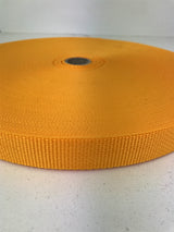 Polypropylene Webbing - 25mm Gold/Yellow, 1 meter