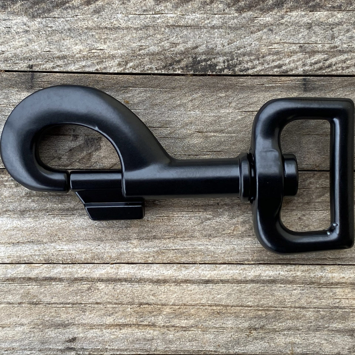 Black Snap Clip – 81mm Long, 25mm Square Eye - TCD Supplies