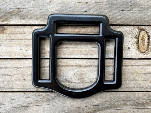 Halter Square Black Halter Square – 25mm, Matte Finish - TCD Supplies