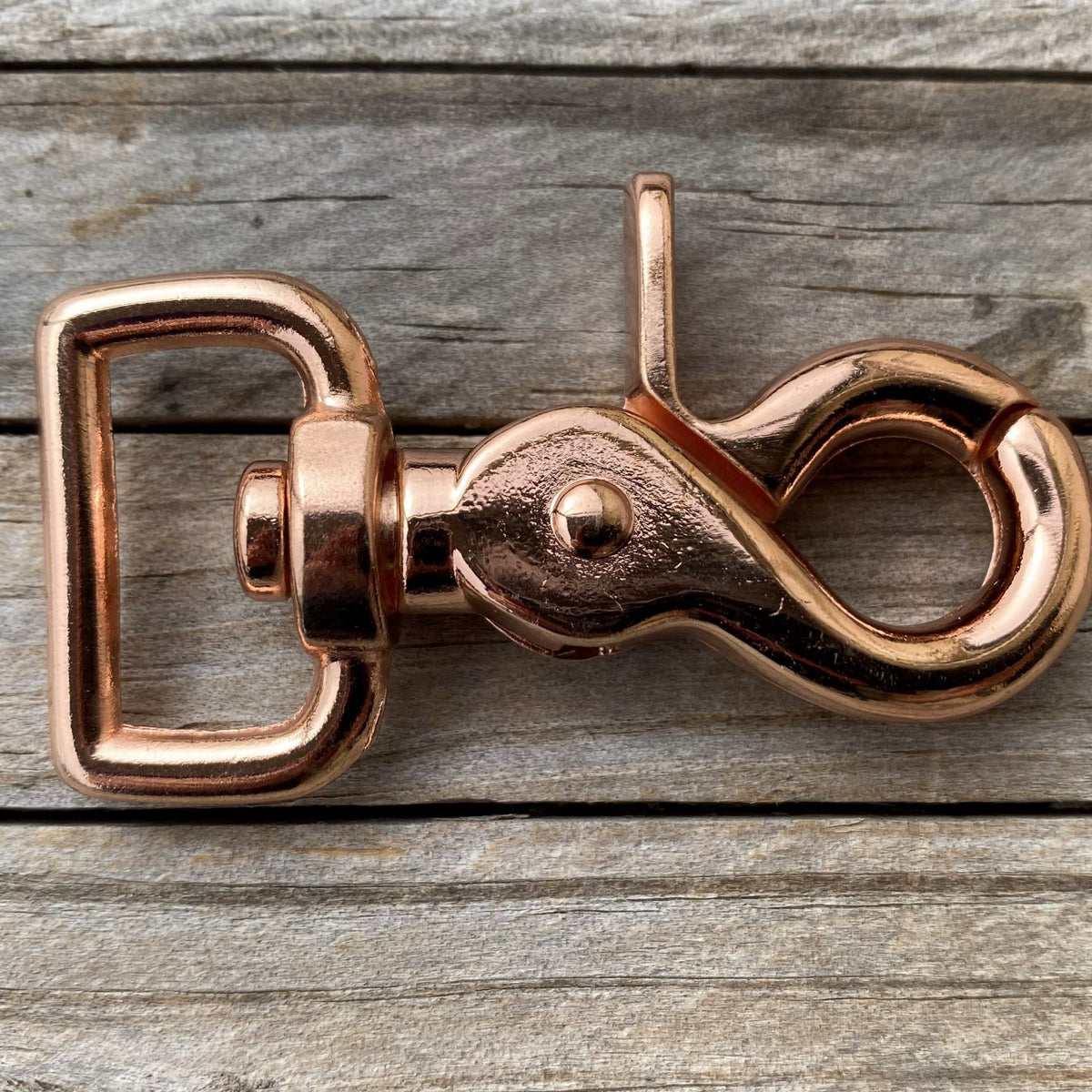 Trigger Snap - 64mm Long - 25mm Square Eye - Rose Gold - TCD Supplies