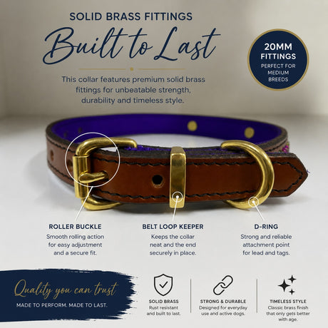 Solid Brass Belt Loop Keeper