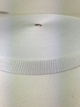Polypropylene Webbing - 20mm White, 1 meter