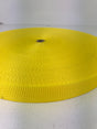 Polypropylene Webbing - 25mm Yellow, 1 meter