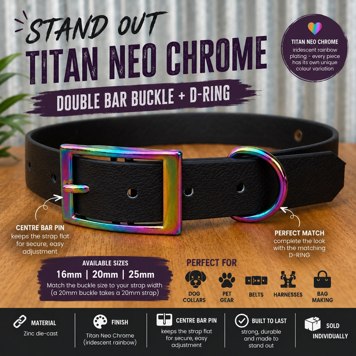 Neo Chrome D-Ring