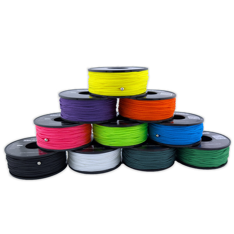 Micro Cord 1.18mm nylon — 30-colour range, 50m spool