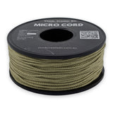 Light Olive Micro Cord 1.18mm nylon — 50m spool