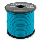 Aqua Paracord 550 — 4mm Type III nylon spool, 7-strand core