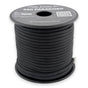 Black Paracord 550 — 4mm Type III nylon spool, 7-strand core