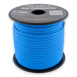 Blue Paracord 550 — 4mm Type III nylon spool, 7-strand core