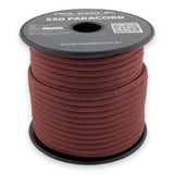 Brown Paracord 550 — 4mm Type III nylon spool, 7-strand core