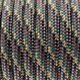 Close-up of the woven sheath on Dense Jungle Paracord 550, showing 4mm braid