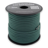 Forest Green Paracord 550 — 4mm Type III nylon spool, 7-strand core