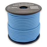 Light Blue Paracord 550 — 4mm Type III nylon spool, 7-strand core