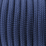 Close-up of the woven sheath on Navy Paracord 550, showing 4mm braid