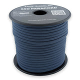 Navy Paracord 550 — 4mm Type III nylon spool, 7-strand core