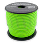 Reflective Fluro Green Paracord 550 — 4mm Type III nylon spool, 7-strand core