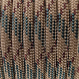 Close-up of the woven sheath on Sandstorm Paracord 550, showing 4mm braid